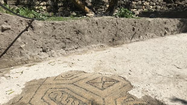 Gran mosaico romano descubierto en un pequeño pueblo de Jaén