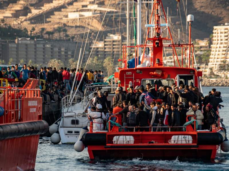 Η Ισπανία αναφέρει αύξηση των παράνομων μεταναστών κατά 21% φέτος