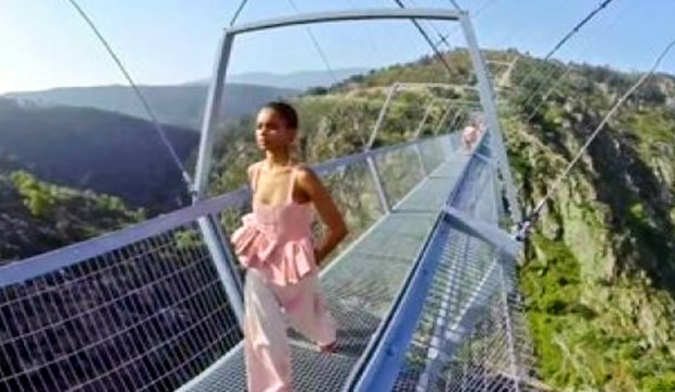 Portugal inaugura a maior ponte pênsil para pedestres do mundo